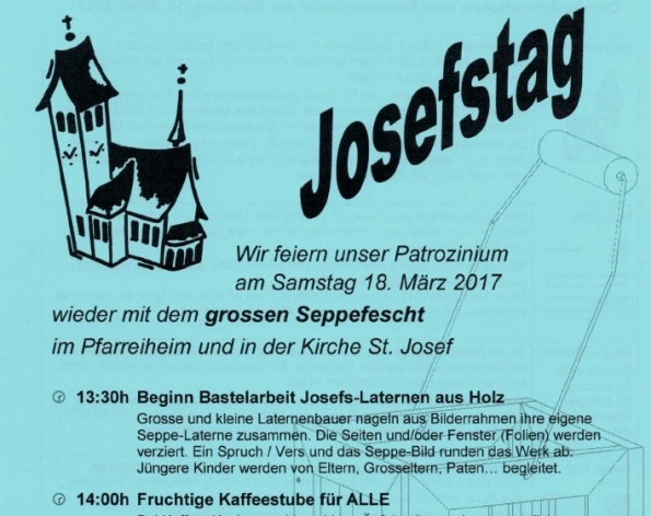 Luterbacher Josfestag 2017 Flyer 