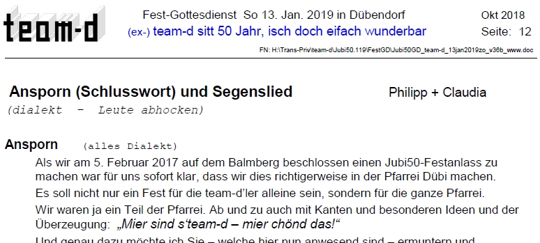 Jubi50GD_team-d_GD_Schlusswort_Ansporn&Segenslied